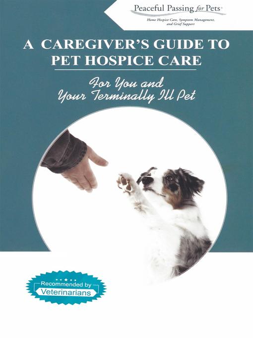 Imagen de portada para A Caregiver's Guide to Pet Hospice Care